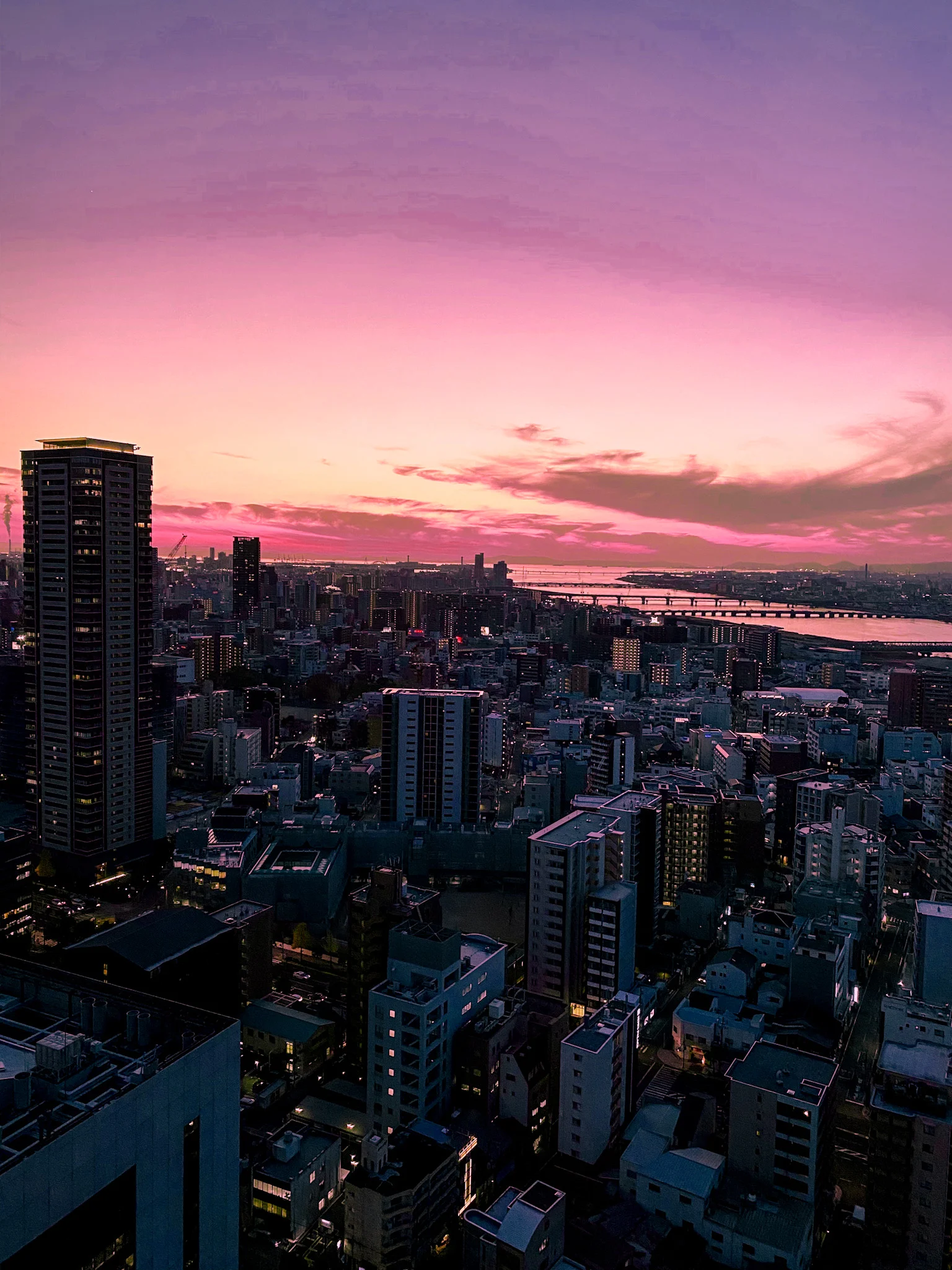 View from Osaka UMEDA Tower